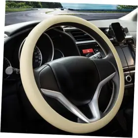 Asw0117be King Company Car Steering Wheel Cover For Women Men 13 Inch -17 Accessories Anti Beige