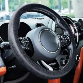 Kc-93785 King Company Car Steering Wheel Cover For Men Women 13 Inch -17 Silicone Anti-slip Thin