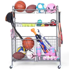 Kinghouse 894623907572 Garage Sports Equipment Organizer Ball Storage Rack Toy... Fast Ship Kinghouse 894623907572 Garage Sports Equipment Organizer Ball Storage Rack Toy... Fast Ship