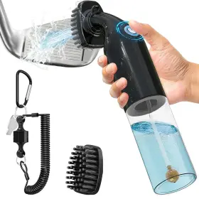 B0fr54czqy Kiss Core Electric Golf Club Cleaner Brush Aa Battery Powered For Effortless Cl