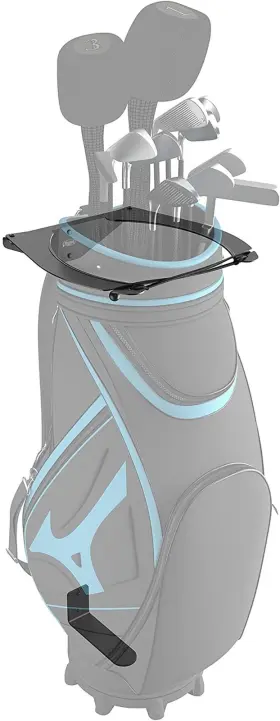 Koova 711583701955 Golf Bag Storage Rack Sturdy Metal Wall Mount Garage Organizer For Go