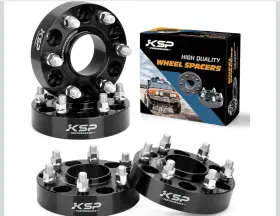 6312k-5550-5550-1450-38-7780 Ksp Performance 6x5.5 Wheel Spacers For Ram 1500 2019-2024 1.5 Inch 38mm Real Forged Hub Cen