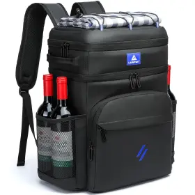 Type1 Laripwit 8981s 54 Cans Backpack Cooler -54 Can Double Deck-upgraded Pu Black