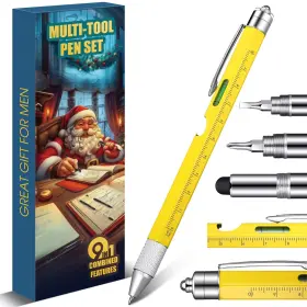 Hiu-lasnten-1303 Lasnten Stocking Stuffers For Adults Men 9 In 1 Multi Tool Pen Set Christmas