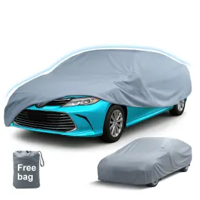 10301004 Leader Accessories Car Covers For 1-sedan C6 206 Inch -228 Basic Guard Grey