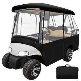 Leader Accessories 841432160906 2 Person Golf Driving Enclosure Over 4 Short Black