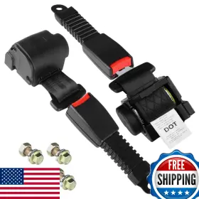 B0971f48lx Leapgomax Retractable 61 Inch Dot Seatbelts 2 Pack Universal Adjustable Clips Golf C