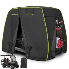 B0b6kbb85t Leapgomax Golf Cart Cover 2/4 Passenger For Ezgo Club Car Yamaha - Reflective Strip