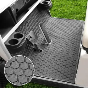 Lg-gccmt003 Leapgomax Club Car Ds Floor Mat Upgraded Non-slip Full Coverage Golf Cart Black