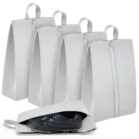 Koo-leinuosen-2079 Leinuosen 4 Pack Smell Proof Shoe Cleat Bag For Travel Water Resistant Odor Absorbing L