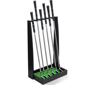 Tin-lenwen-811 Lenwen Holds 6 Clubs Wooden Golf Putter Stand Club Holder Display