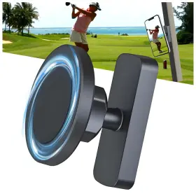 Lfnown 607608399613 Golf Cart Phone Holder Upgraded Magnetic Black