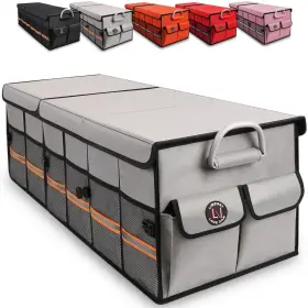 Li Libzaki 768253979121 Big Car Trunk Organizer Cargo Suv Storage Non Slip Bottom Wa