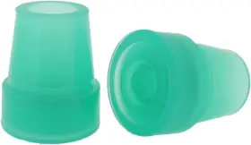 Gglow19-grn Lifeswonderful 744759196736 2 Pcs 3/4 Inch 19mm Glow In The Dark Rubber Tips Ferrules For Walking Canes - Gre