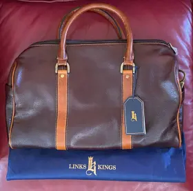 Lk40375 Links & Kings 550 And Sundance Contrast Duffel Rustic Saddle