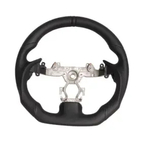 3.01.y01.00010 Lishida D-shaped Steering Wheel Fit For Infiniti G37 G37x Full Leather