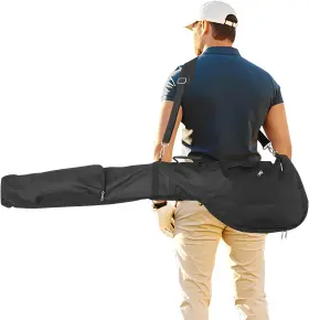 Longchao 193701455122 Golf Sunday Bag-driving Range Mini Course Training Practice Bag Black