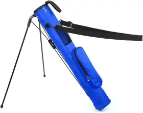 Longchao 193701602557 Sunday Golf Bag Lightweight Club Bags With Stand And Strap Pitch Blue
