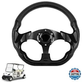 B0dhv6d6kd Loschen Golf Cart Steering Wheel Universal D-shaped For Club Car Ezgo Yamaha