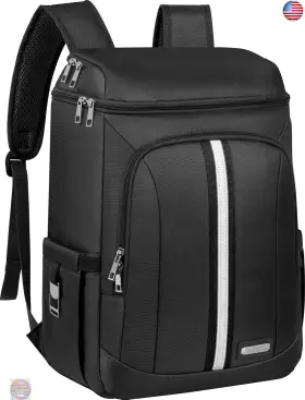 Ltinveck 753980133755 Cooler Backpack 2 Insulated Compartments Leakproof