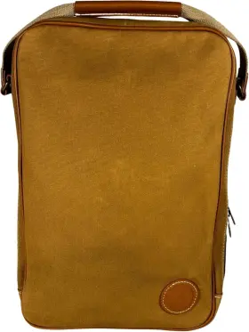 Lp100 Lumberjack Plaid Premium Canvas Golf Shoe Bag For Men And Women Made With High Strength