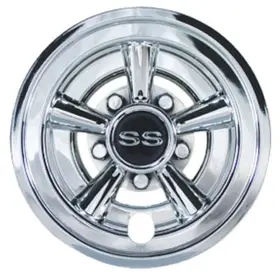 4641 Madjax Super Sport Ss Hub Cap Set Fits Ez Go Yamaha Club Car