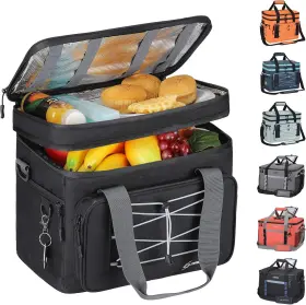 Maelstrom 860007362705 Soft Cooler Bag Collapsible Sided 60 Can Black