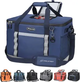 Maelstrom 860007362774 Soft Cooler Bag Collapsible Sided 75 Can Blue