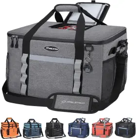 Maelstrom 860007362781 Soft Cooler Bag Collapsible Sided 75 Can Gray