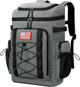 Mscbp03 Maelstrom Backpack Cooler Soft Lightweight Leakproof 50 Can Grey