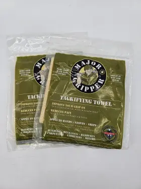 Major Gripper 710788100068 Tackifying Towel Lot Of 2 Helps Grip Multi-use Reusable New Nip