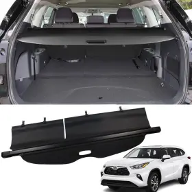 Cchigh22 Marretoo For Toyota Highlander Cargo Cover 2025 2024 2020 2021 2022 2023