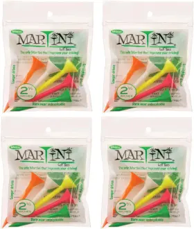 Martini 681276113115 Golf Tees 2 3/4 Inch Midsize 4 Packs Of Mixed - 20 Total