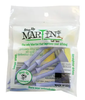 Martini 739608902477 Step-up Golf Tees - Virtually Unbreakable Durable 3 1/4 Inch Purple