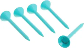 Dmt003-aqua Martini Golf Tees 3-1/4 Inch Durable Plastic 5 Pack Aqua