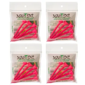 Martini Golf Tees 681276112989 3 1/4 Inch 4 Pack Of Pink - 20 Total Virtually Unbreakable