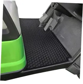 Matericuo 744591864534 Golf Cart Floor Liner Mat Custom Fit For Yamaha Usual Coverage Black Short