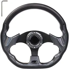 Max 445022329396 Golf Cart Steering Wheel For Ezgo Club Car Yamaha Universal E