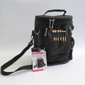 Mx207 Maxfli Black Golf Bag Cooler Holds 10 Cans Storage Pouches Loops Sport