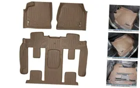 B1044 Maxliner A1043/b1044 Custom Fit 2 Row Tan Floor Mat Liner Set Compatible With 2009-2016