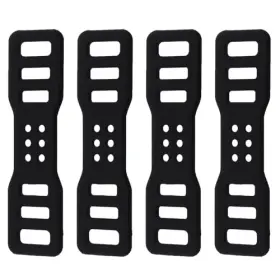 2828-sbb-4 Mdxing 4pcs Bicycle Silicone Strap Headlight Tail Light Accessory Tripod Cord