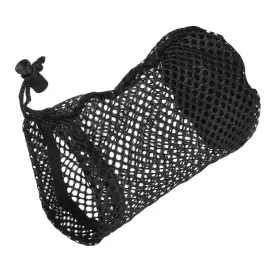 Metallixity 680811535801 1pcs 6.7 Inch X 4.3 Nylon Mesh Net Bag Drawstring Pouch For Golf Ball Storage