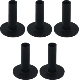 Hjdz20221147 Mewutal 5pcs Rubber Golf Tees Good Elasticity Ball Base Black 90 H 65mm