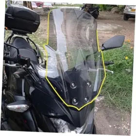 Md-187-ca Midimttop Motorcycle Front Fairing Compatible With Ve-rsys X-300 X300 Light Smoke