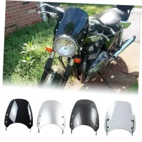 Md0443 Midimttop Motorcycle Flyscreen Windshield Windscreen Front Fairing Fit For Black Smoke
