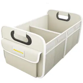 Qsp482 Mikkuppa Car Trunk Organizer - 70l Collapsible Medium White