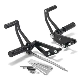 Rsxvs1100-2-bla Milselectedmoto #us3 Forward Controls Footpegs For Yamaha V-star 1100 Xvs1100 Xvs1100a Xvs1100at
