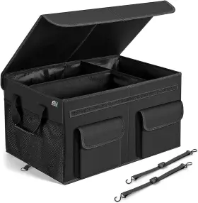86-2016-304 Miu Color Fba Car Trunk Organizer With Lid Collapsible Storage Wit