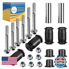 Mixopoly B0drw2bhqb Golf Cart A Arm Bushing Sleeve Kit For Ezgo Rxv Gas Electric 2008-up