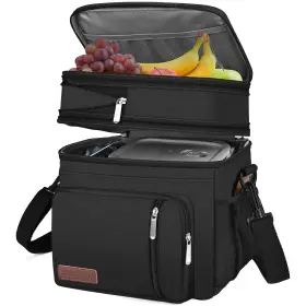 1305115 Miycoo Lunch Bag And Box For Men Women Double Deck Leakproof Insulated